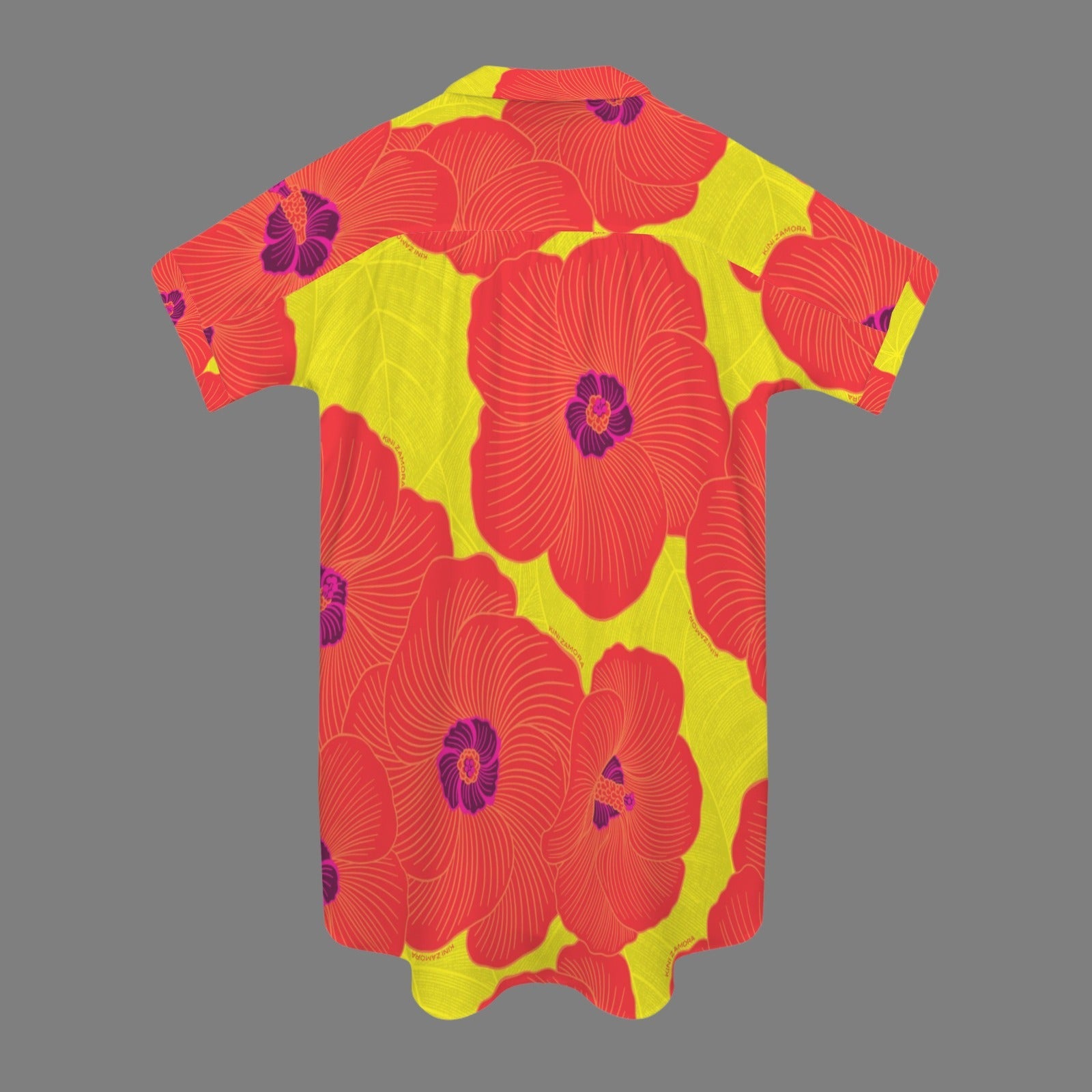 HAU, BUTTON UP TUNIC, ALOHA | KiniZamora
