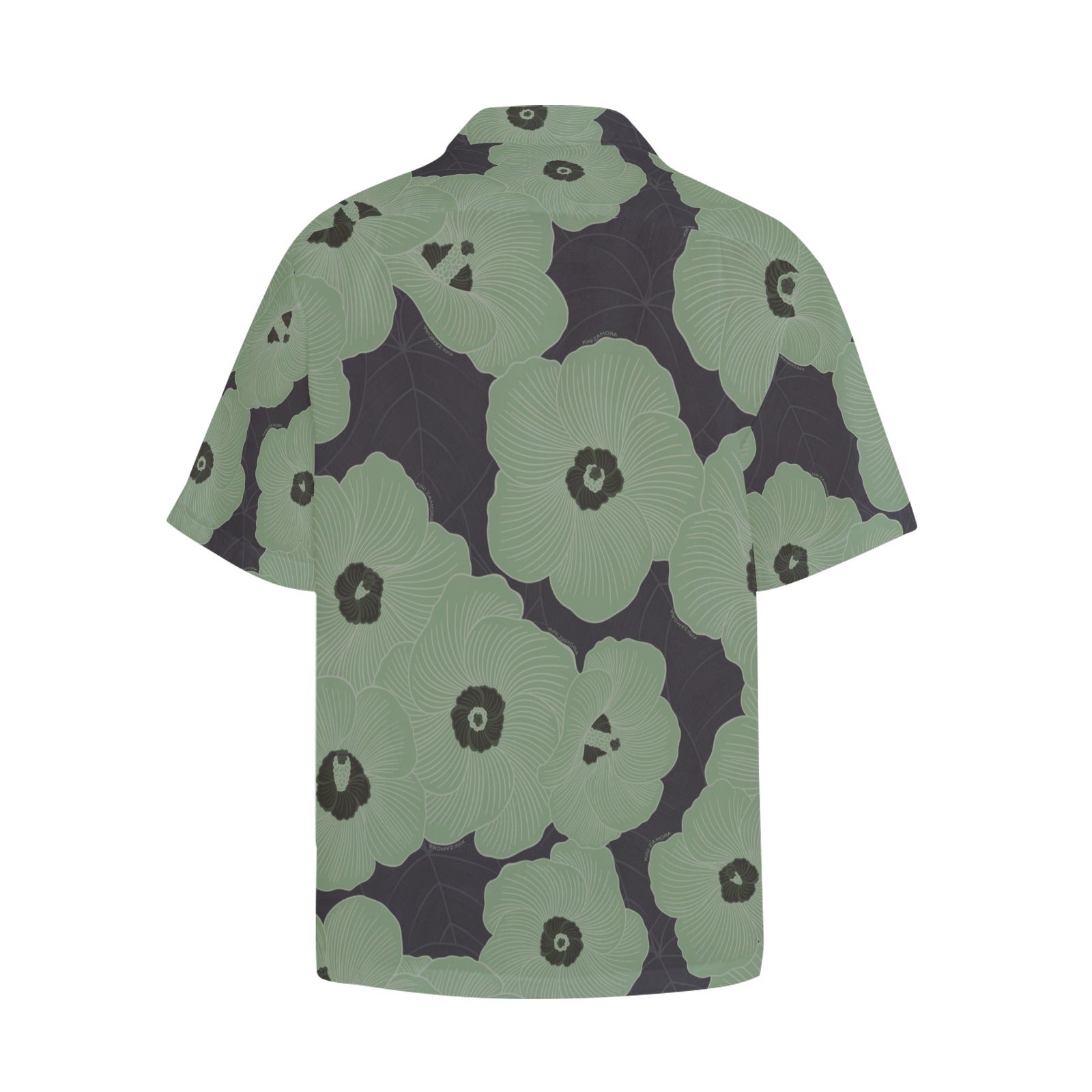 HAU, ALOHA SHIRT, MIDNIGHT SAGE | KiniZamora