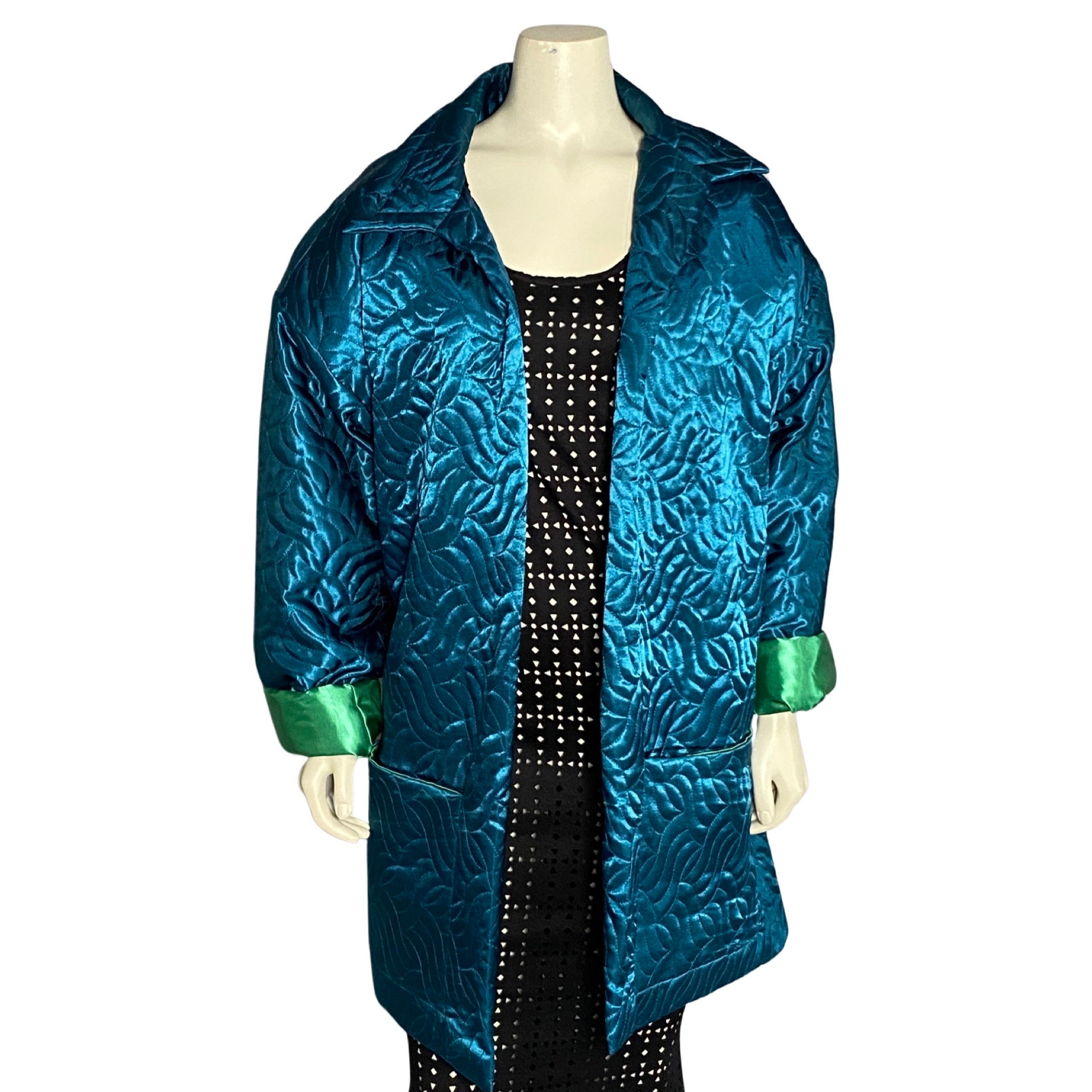 TEAL COAT | KiniZamora